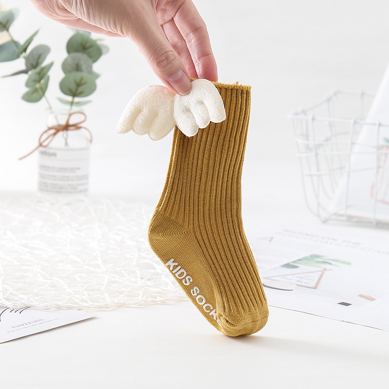 새 아기 소녀 무릎 높은 양말 천사 날개 여름 가을면  - Baby Sock Oximeter 리뷰 및 가격