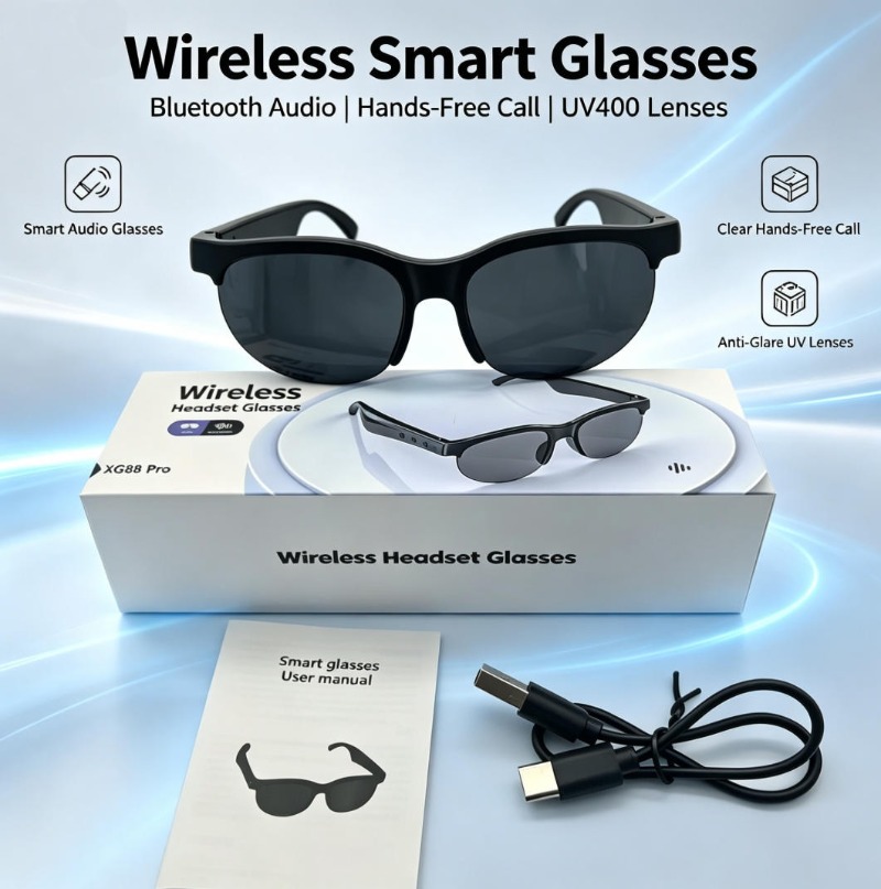 스마트 안경 블루투스 통화 음악 재생 터치 컨트롤 편광 - Smart Glasses Lens 리뷰 및 가격
